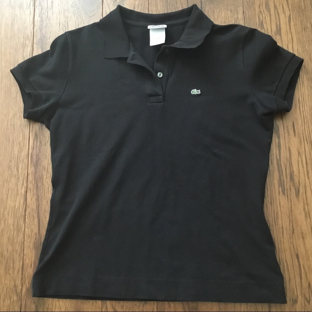 Lacoste Woman Polo Shirt (Black)